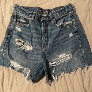 American Eagle Outfitters Women's Blue Denim Shorts